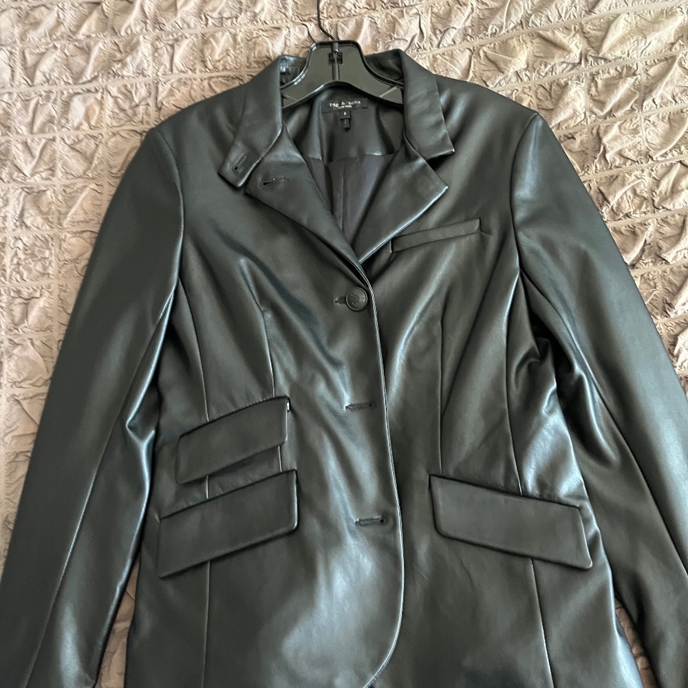 Rag & Bone leather blazer